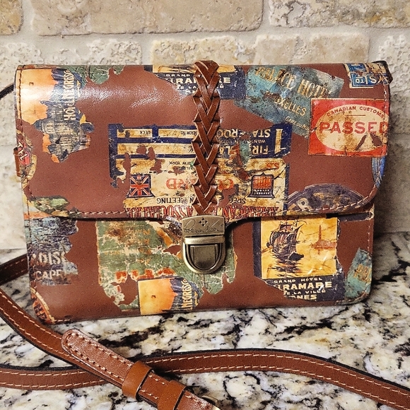 Patricia Nash Bags Patricia Nash Travel Sticker Bellizzi Crossbody Poshmark